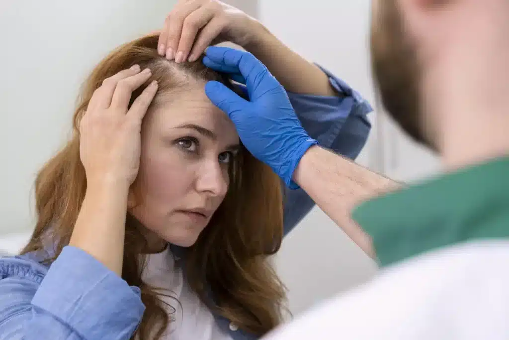 Perte de cheveux chez la femme